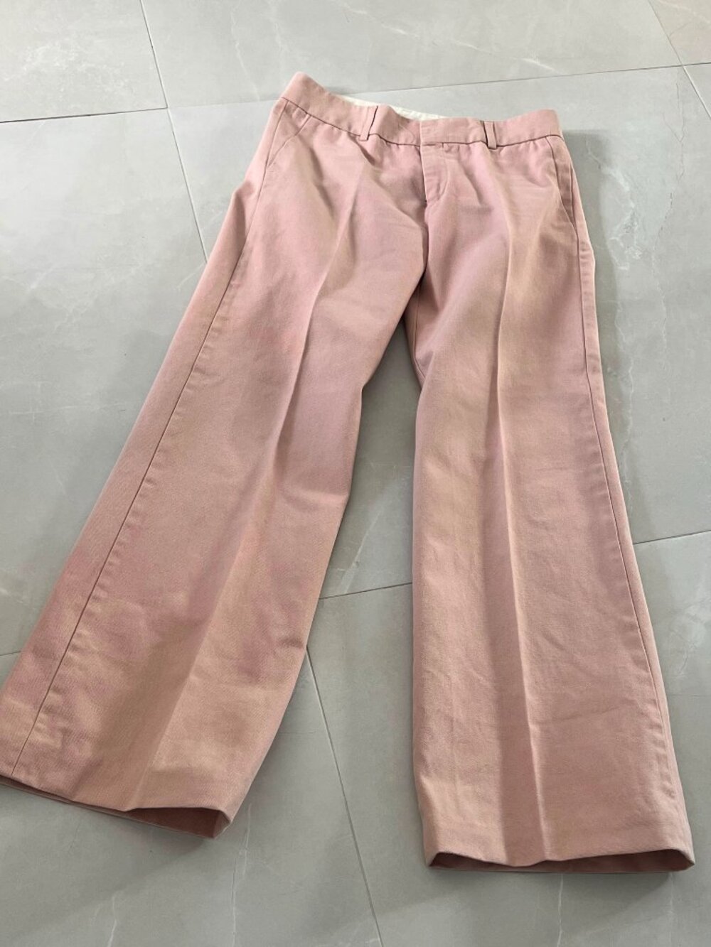 Zara Woman Dusty Rose Pink Wide Leg Tailored Trousers (Size 6)